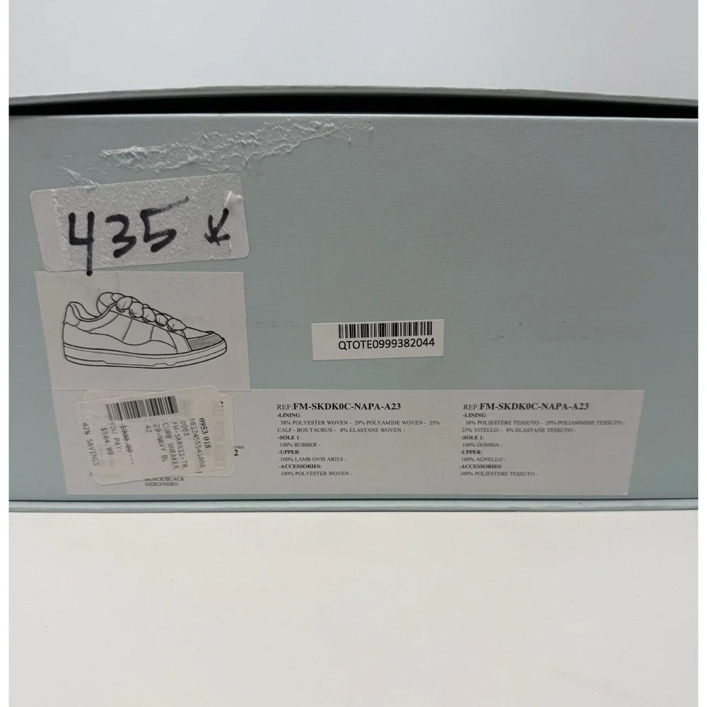 Lanvin Curb Sneaker Navy Size 9 US 42 EU - Picture 9 of 9
